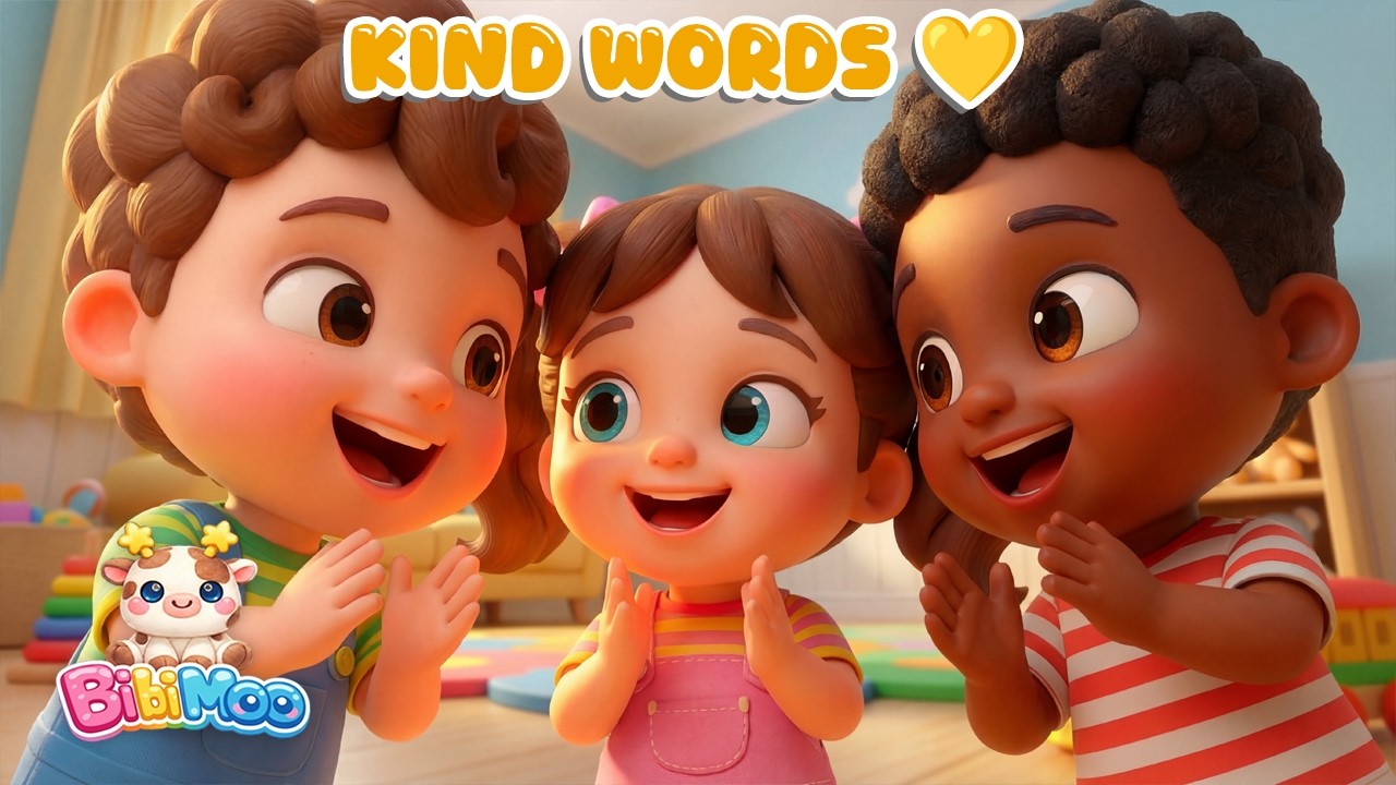 Please! Thank You! Sorry! 🎵 Kind Words Sing Along with Tiko