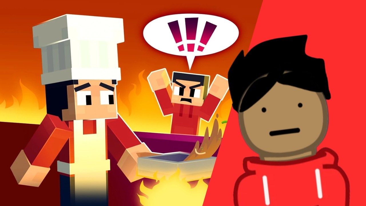 LARGUEI DE SER YOUTUBER PARA TRABALHAR NO RESTAURANTE POR 30 MINUTOS! 😱 (bloxd.io)