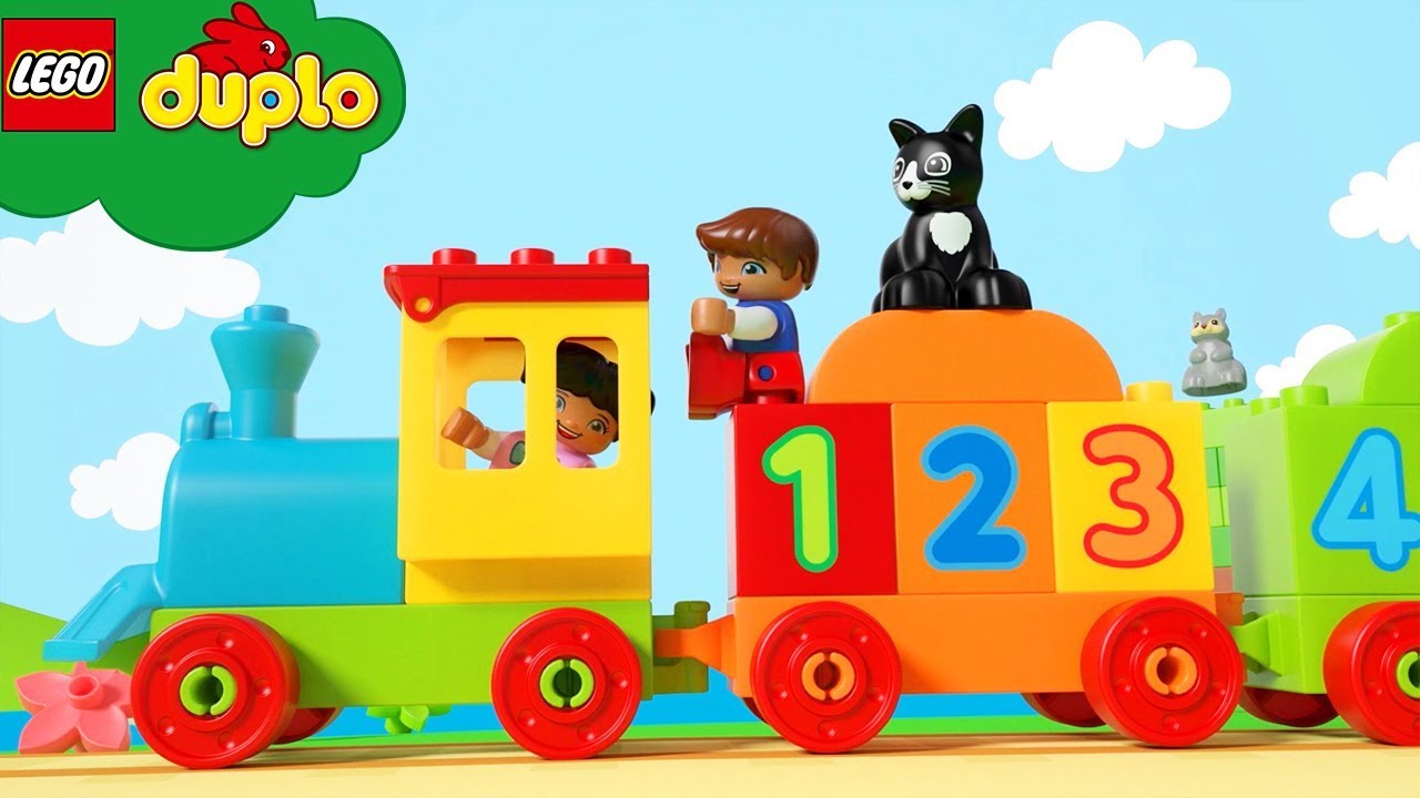 Learn With LEGO | Number Train | NEW! | LEGO DUPLO | Kids Learning Videos | Nursery Rhymes