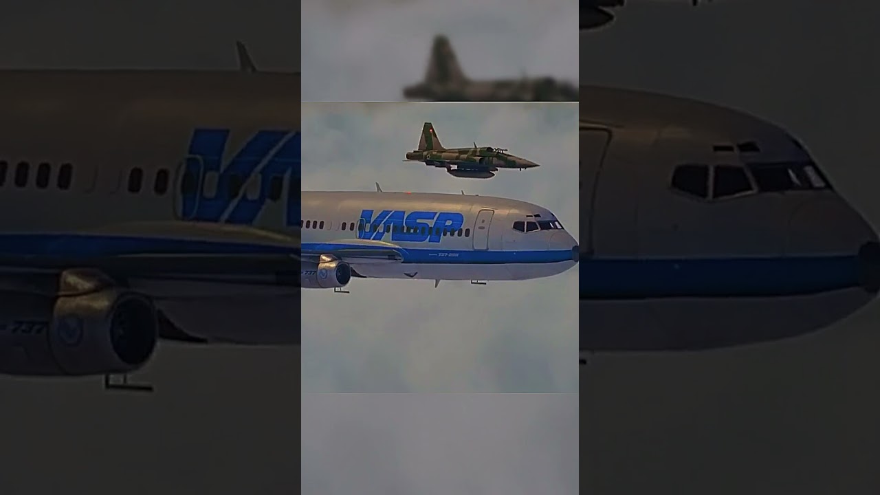 The Best Emergency Landing... (Version 2) VASP Flight 375 #shorts #aviation #Brazil