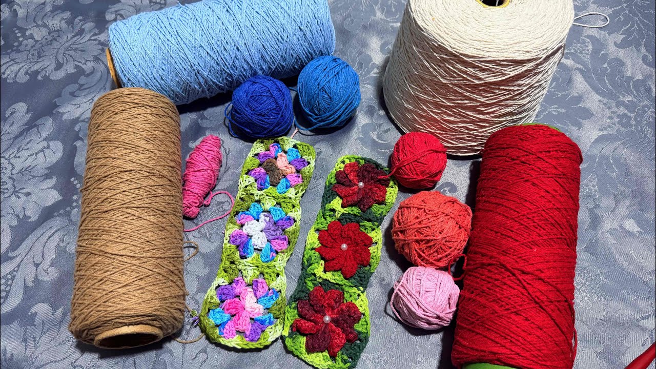 😱VEM VER AS LINDEZAS QUE PRODUZI COM MINHAS BOLINHAS E CONES ABERTO - vlog de crochê 🧶 