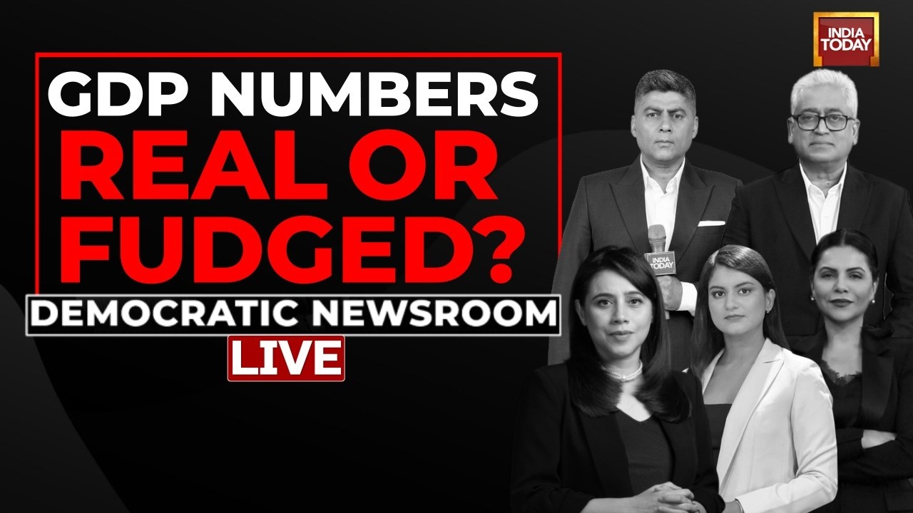 LIVE: India's Q1 GDP Growth | Real Growth In Indian Economy Or Statistical Illusion? | India Today