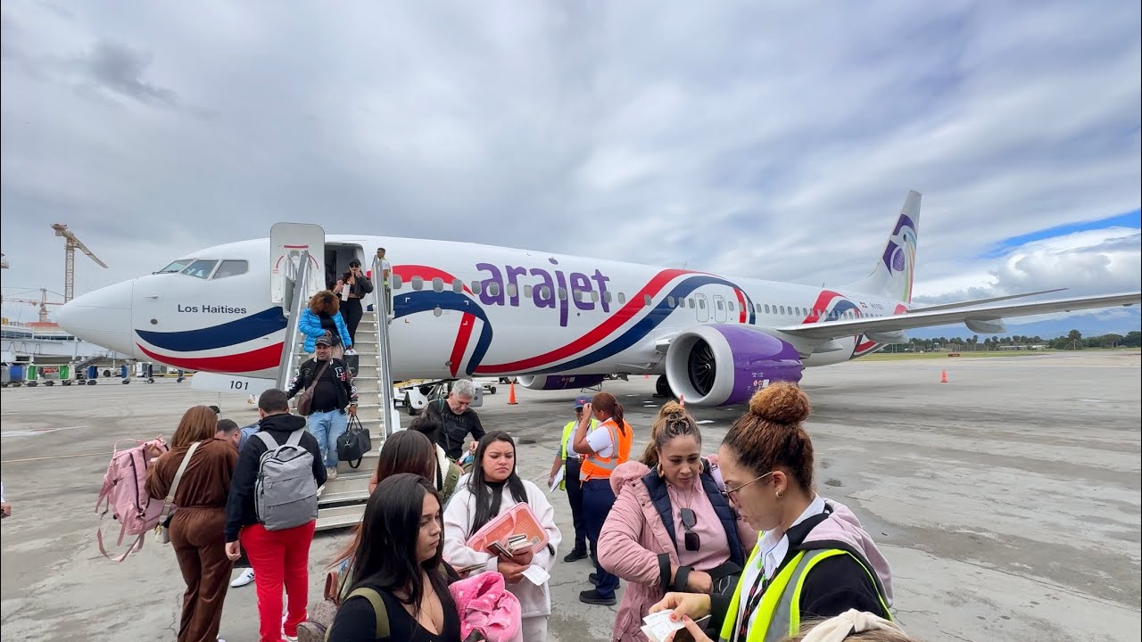 ATERRIZANDO EN EL AEROPUERTO INTERNACIONAL DEL CIBAO DESPUES DE UN VUELO PLACENTERO | #airport