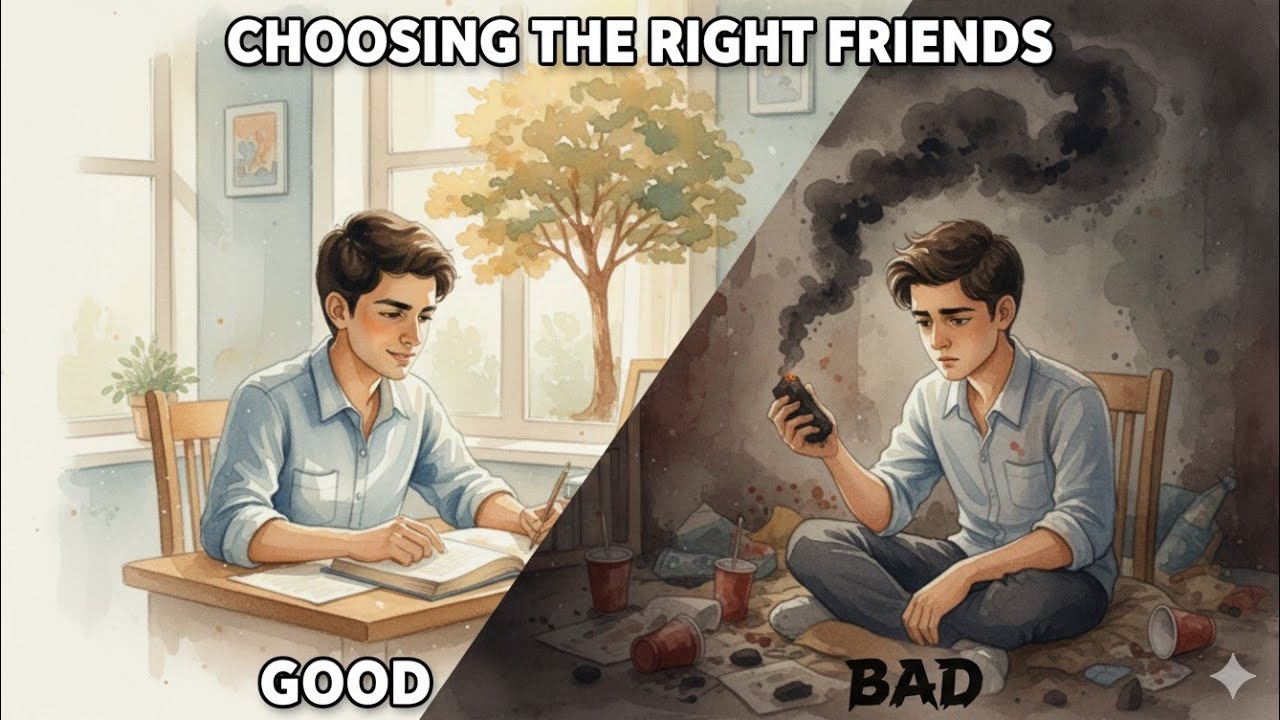 Choosing The Right Friends | The Coal And The Sandalwood Analogy | Inspirational Stories In English 