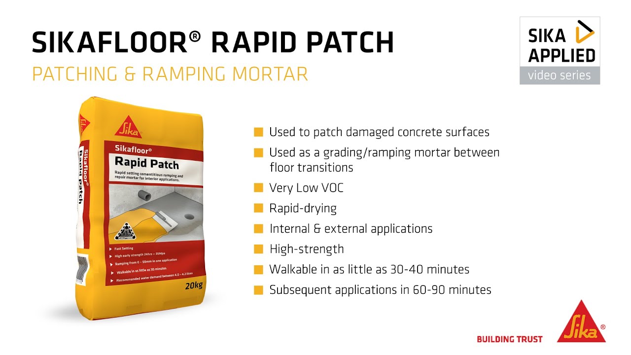 Sika Applied Series - Sikafloor Rapid Patch