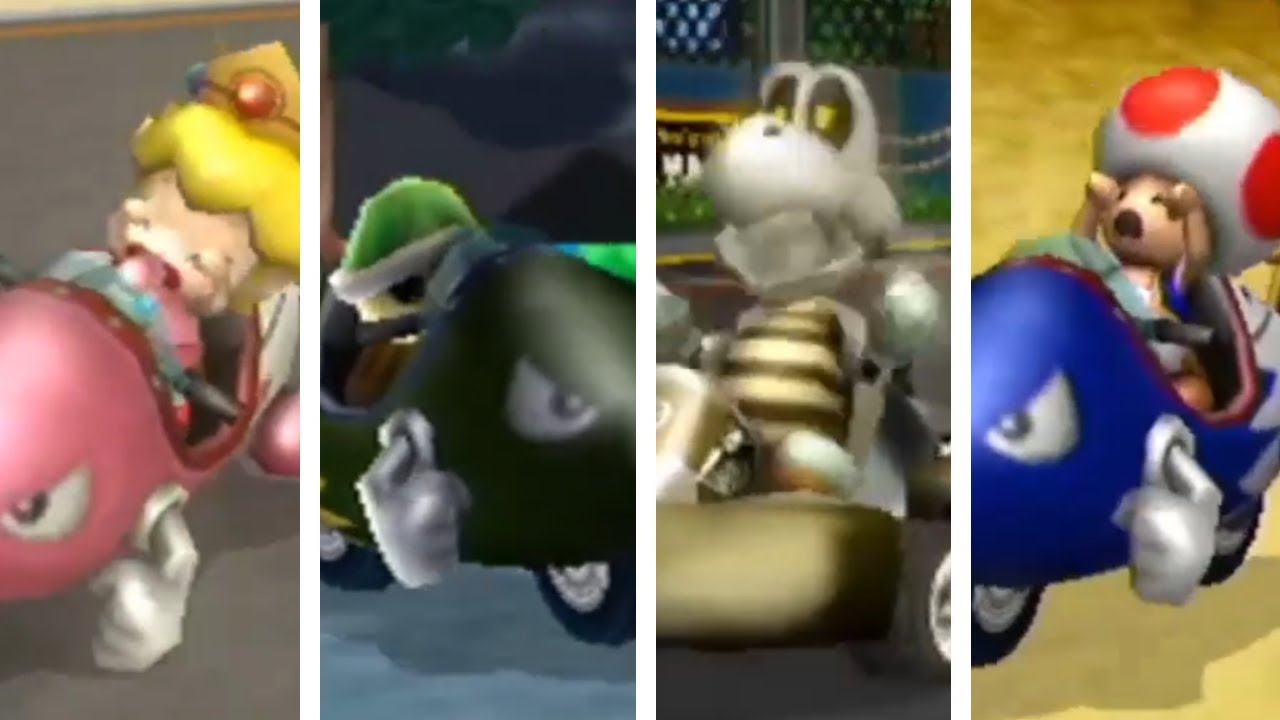 Mario Kart Wii Custom Tracks - All Characters Losing Animations (12th Place)