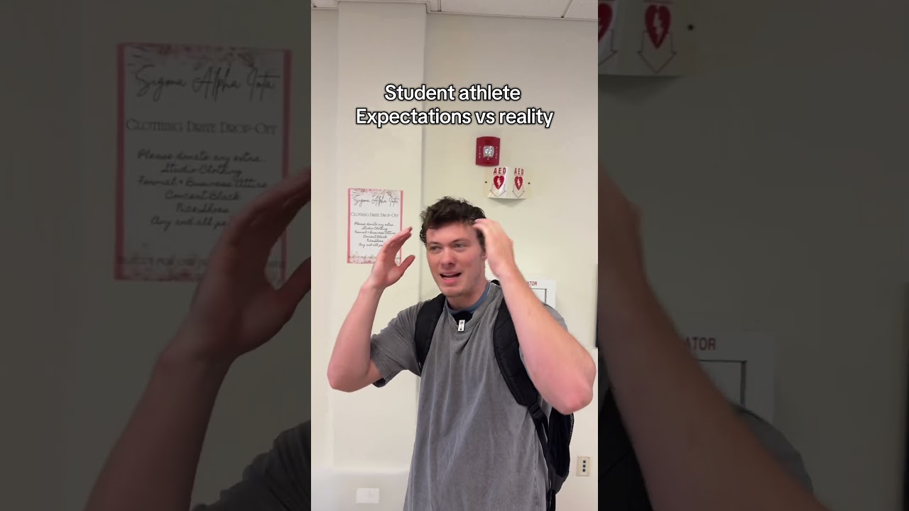 Student athlete expectations vs reality