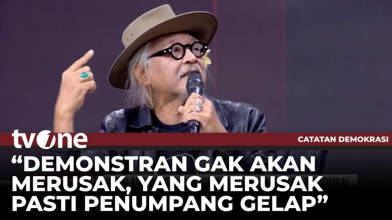 Sujiwo Tejo: Demonstran Tidak Merusak, yang Merusak Penumpang Gelap | Catatan Demokrasi tvOne