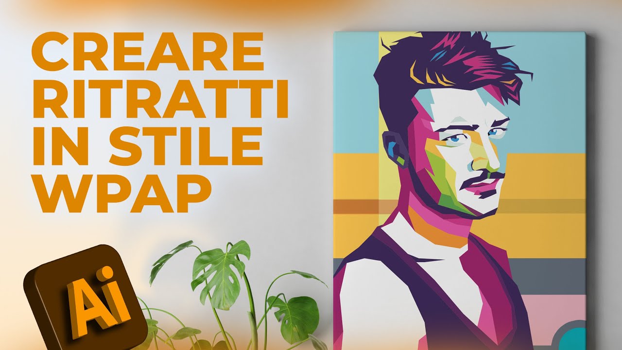 Come creare un ritratto in stile WPAP con Adobe Illustrator - Guida completa