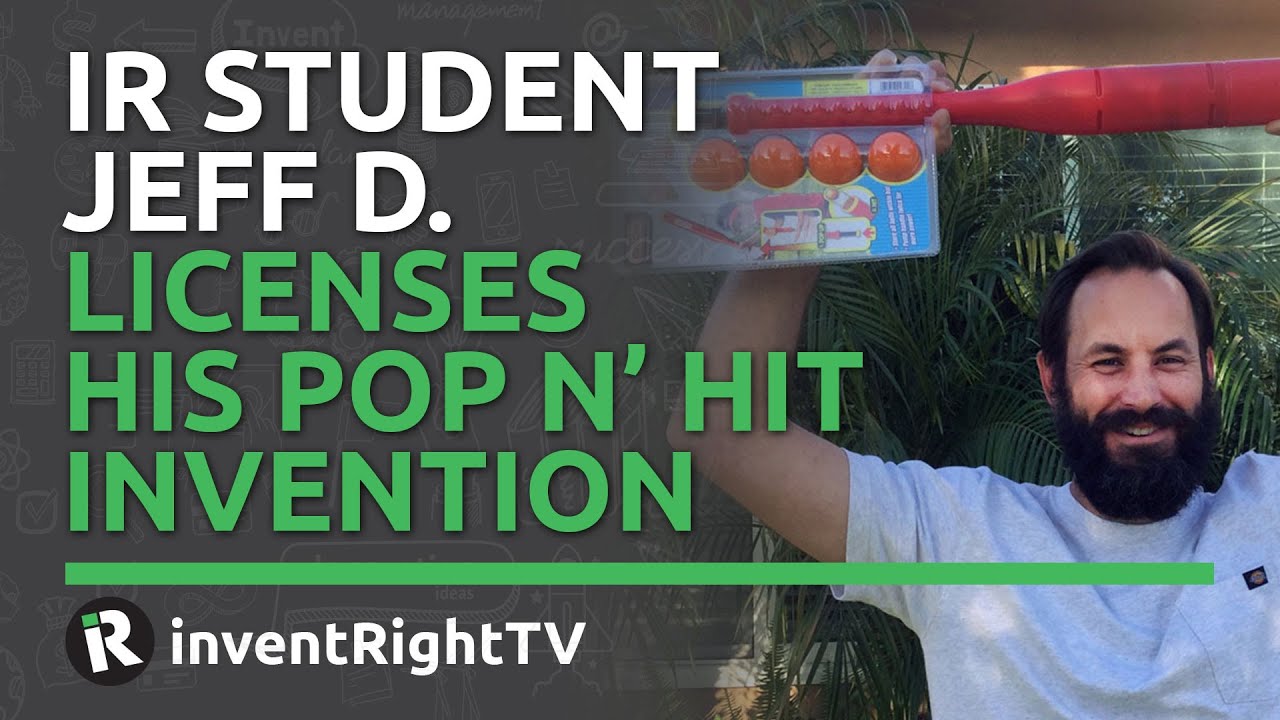 Success! inventRight Student Jeff Davenport Licenses His Pop n’ Hit Invention