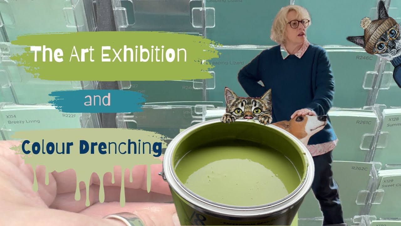 The Art Exhibition and Colour Drenching