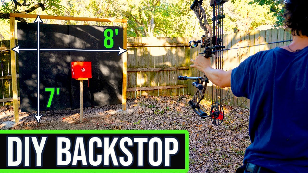 Shooting Distance MUST HAVE! DIY archery backstop! Target Archery!