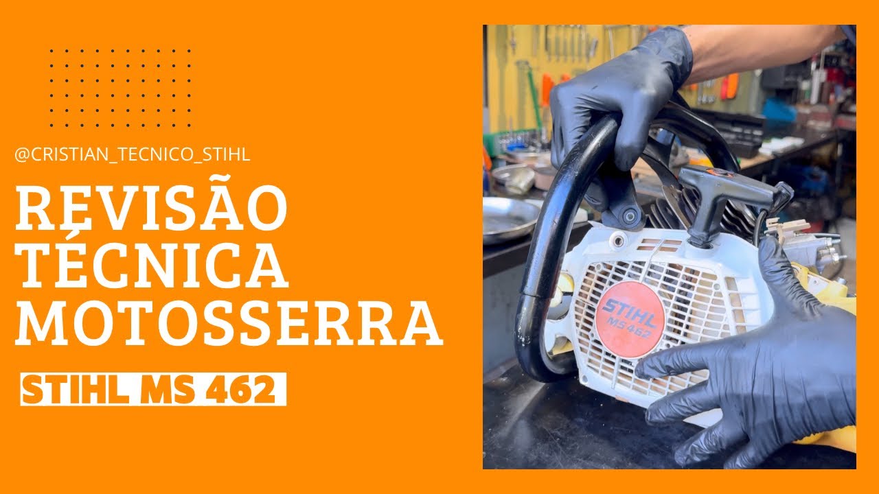 Revisão técnica motosserra Stihl MS 462