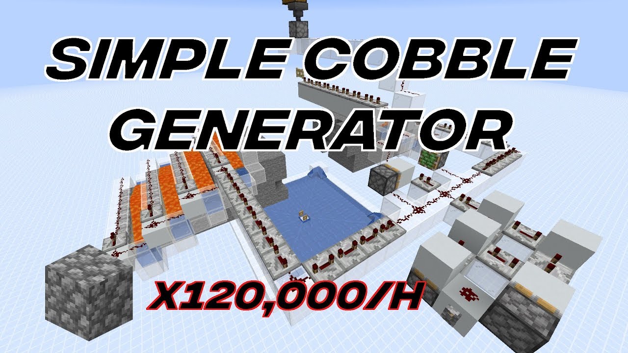 Simple Automatic Stone Generator 1.13/1.14 (120,000/h)
