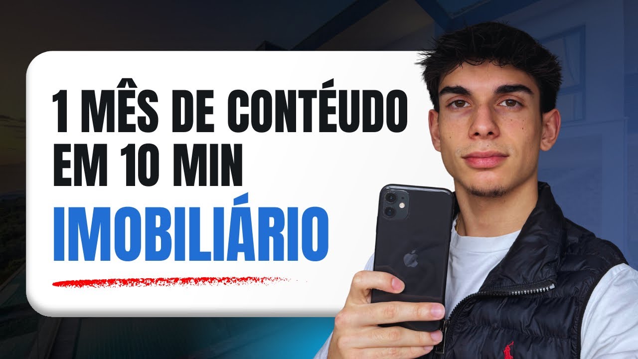 Como começar a tua marca pessoal no imobiliário (e montar 1 mês de conteúdo em 10 minutos)