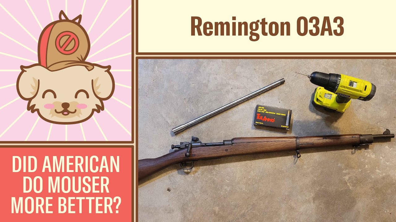 Springfield Remington 03A3 — американская неснайперская винтовка Второй мировой войны
