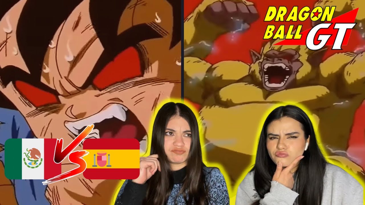 GOKU SE TRANSFORMA EN OZARU DORADO | Dragon Ball Gt *LATINO VS CASTELLANO*