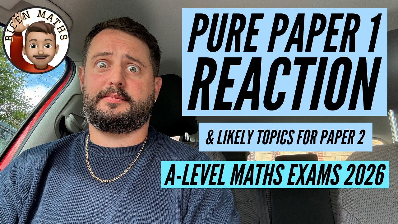Разбор Pure 1 + прогнозы на Pure 2: Экзамены по математике A-Level 2026 [Edexcel]