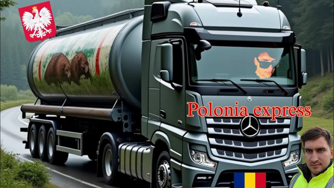 Cum îmi închei ziua de muncă după drumurile Poloniei! Fac plinul și continuăm traseul! #europe #4k