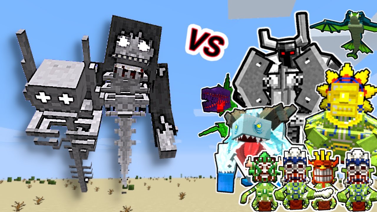 Corrupted Champion Vs. Mowzie's Mobs Monsters in Minecraft