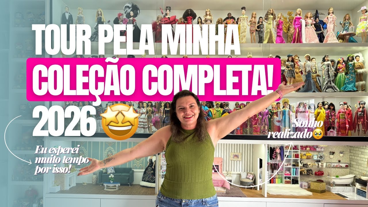 Tour pela minha coleção COMPLETA!😍🩷✨