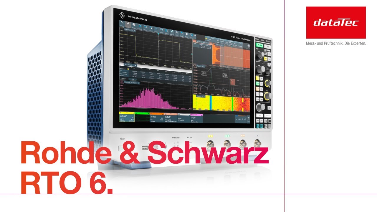 Rohde & Schwarz RTO6 Oszilloskop - Vorstellung und Übersicht