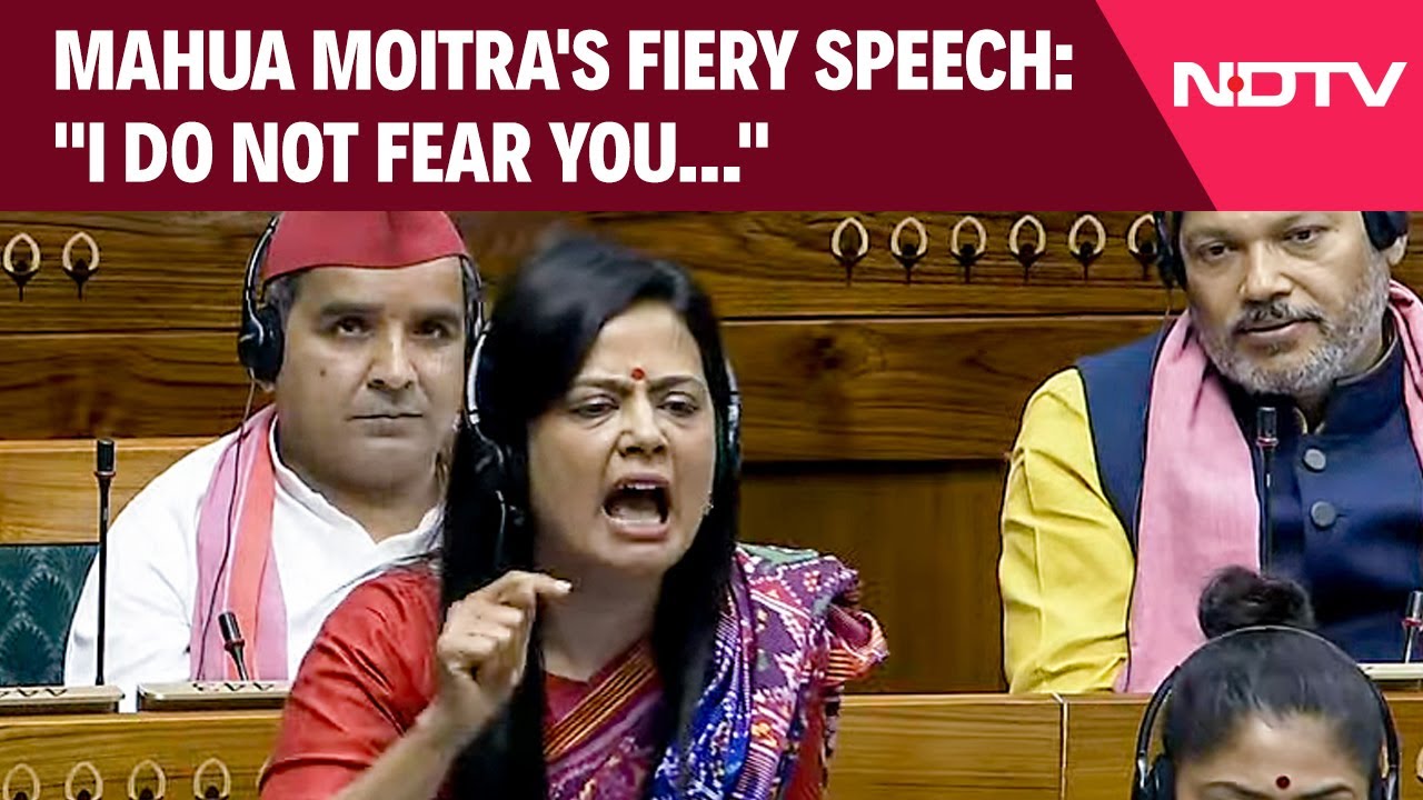 Mahua Moitra Speech In Parliament | Trinamool MP Mahua Moitra's Fiery Speech In Lok Sabha