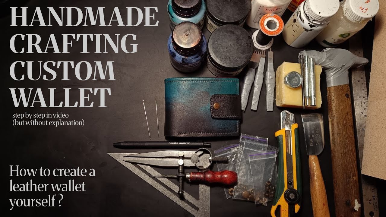 Crafting Custom OWN PATTERN Wallet NO.1