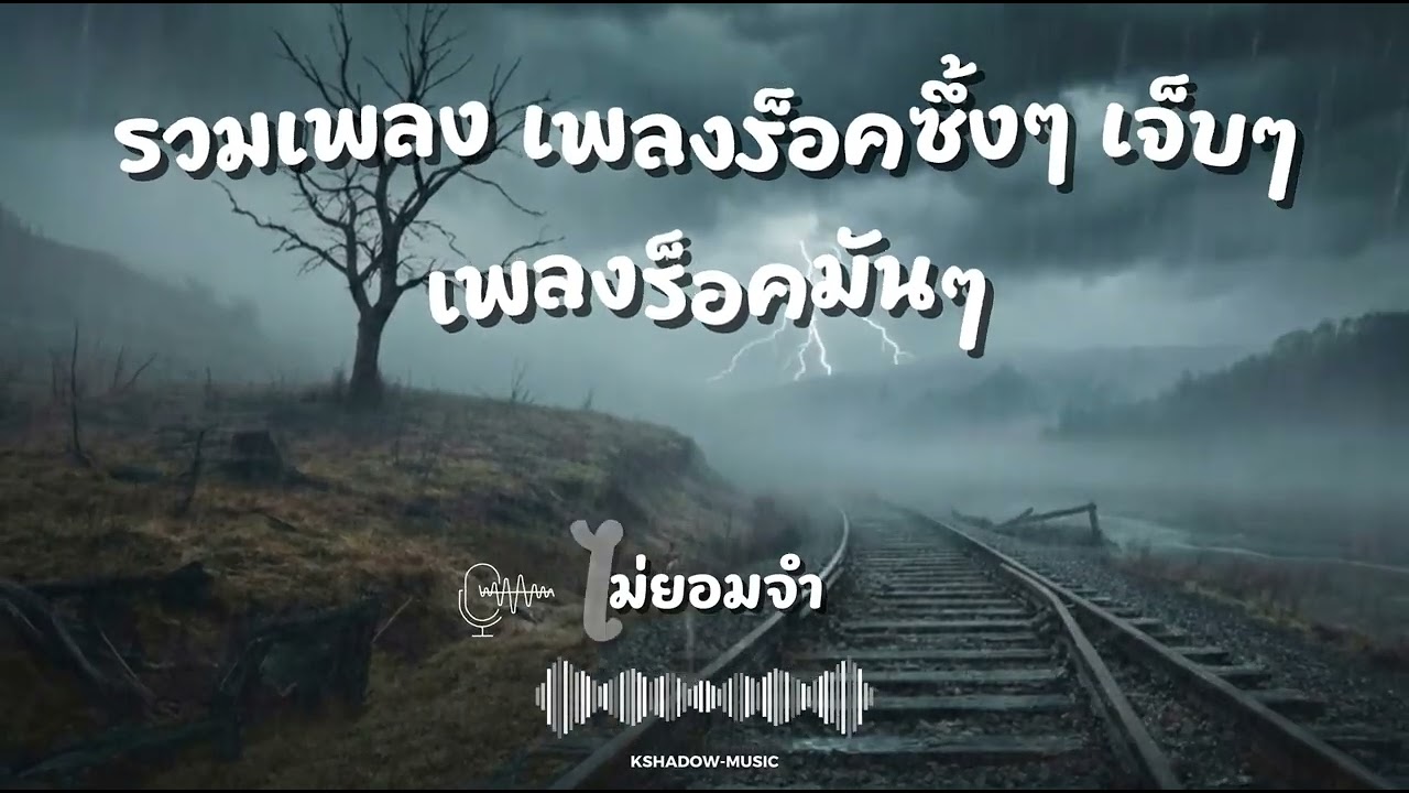 รวมเพลง เพลงร็อคซึ้งๆ เจ็บๆ เพลงร็อคมันๆ | Vol. 06