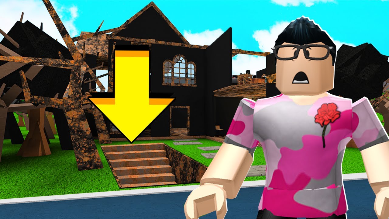Этот дом сгорел. То, что находится под ним, напугает вас.. (Roblox)