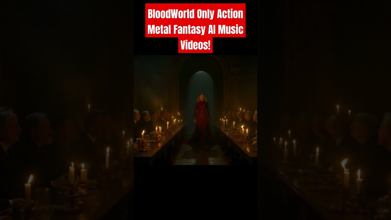 BloodWorld - AI #metal #newmusicvideo  #bloodqueen  #melodicmetal