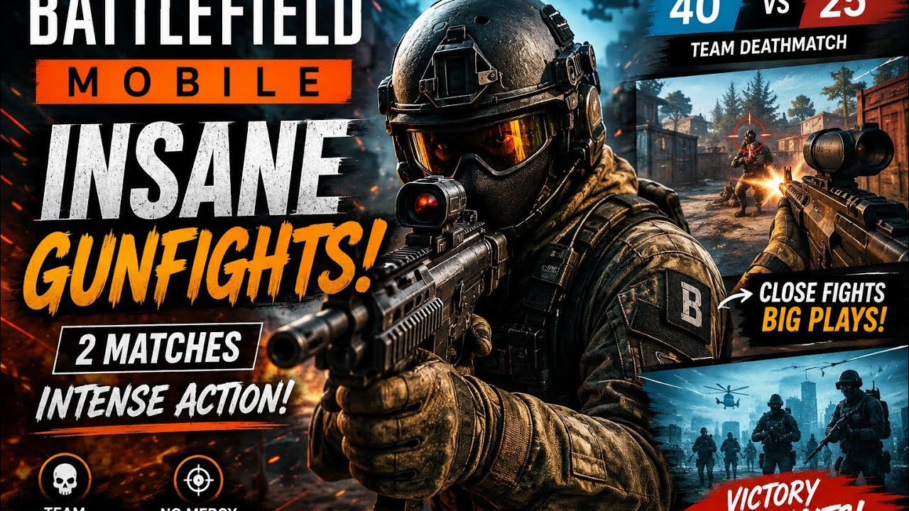 Battlefield Mobile Gameplay 🔥 INSANE Gunfights & Intense Team Deathmatch! GameVerseXXYY 