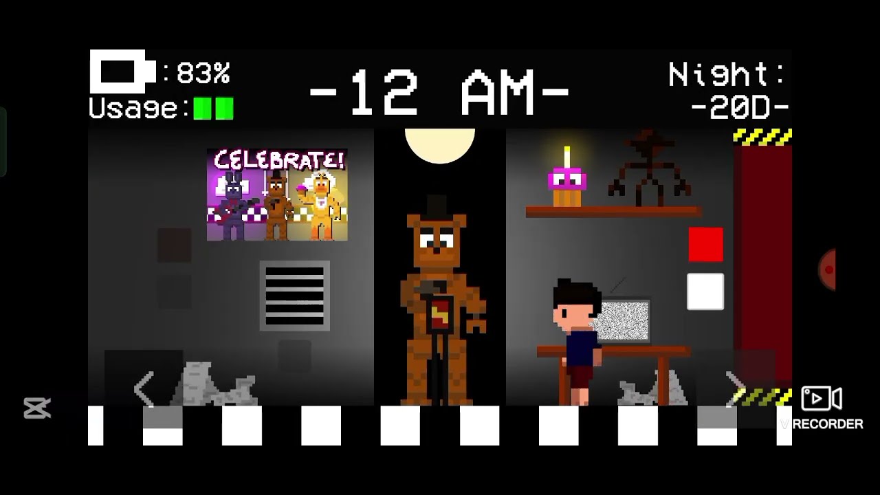 zagrałem w *FNAF 2 D*czyli one night in 2D 