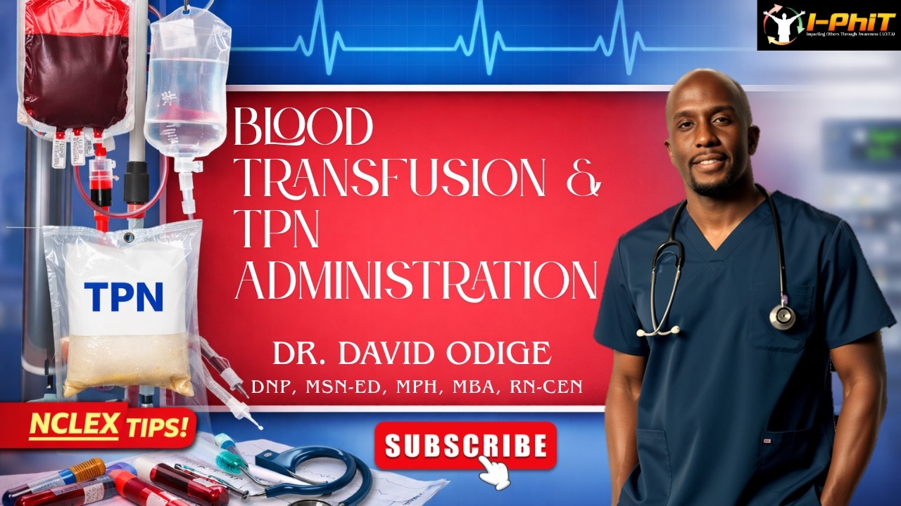 Blood Transfusion & TPN Administration Step-by-Step | Nursing Skills Lab Guide | NCLEX Review