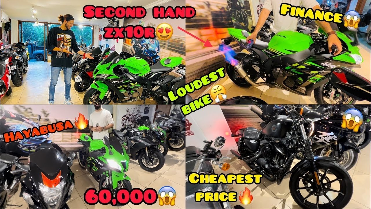 Second hand Super Bike Showroom in Kolkata | Broom Bike Point | Z900, ZX10R, Harley Davidson, Ducati