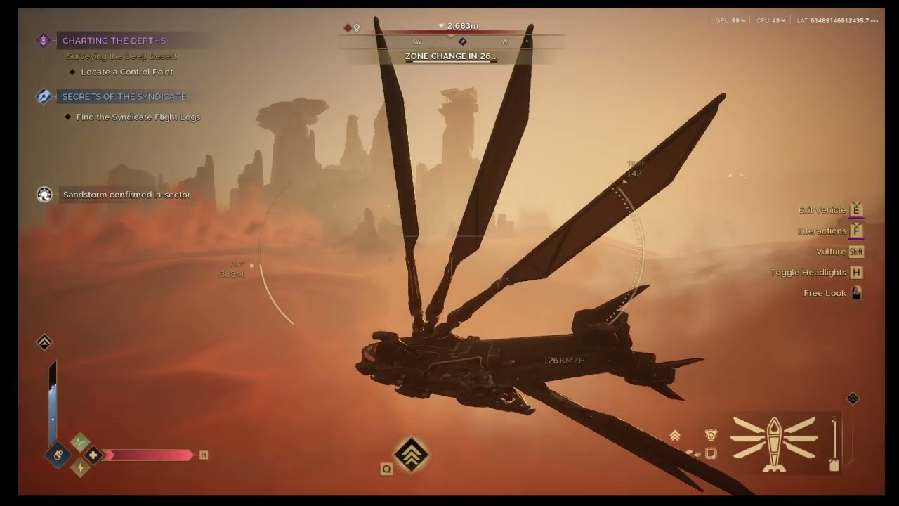 Dune Awakening: The end of WormSignFree Flour Sand and a Sandstorm