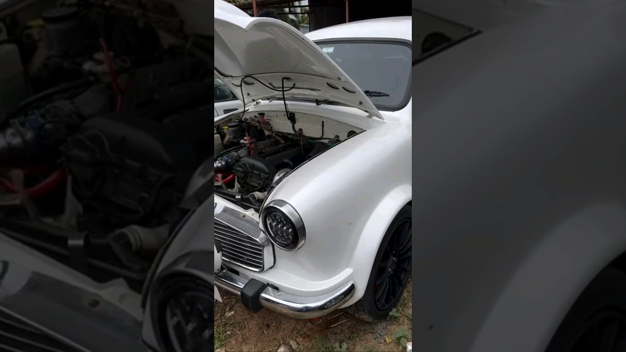 kerala ambassador car puting Nissan skyline engine | kerala modification #kerala #india