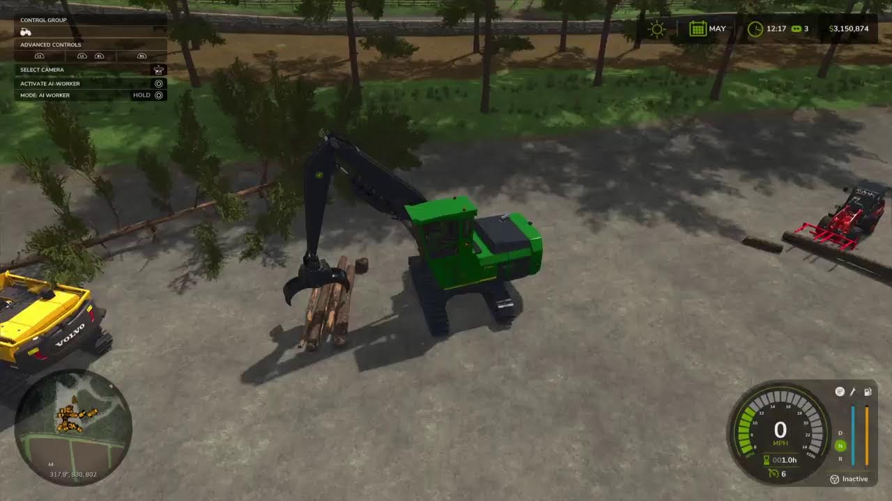 Farming Simulator 25 logging and Mining empire roleplay ps5 rags to riches part 4