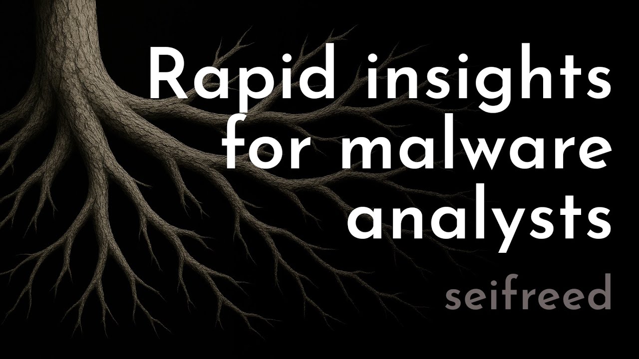 Rapid insights for malware analysts | seifreed