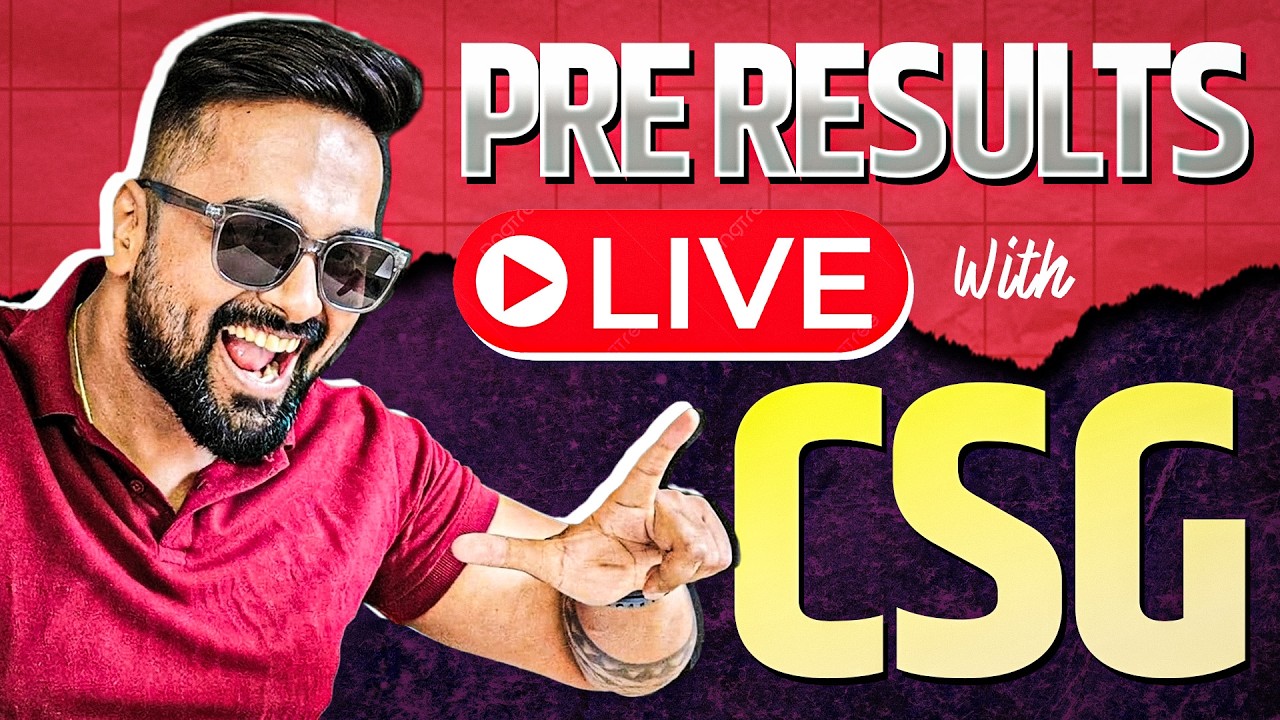 Pre Results Live with CSG #careasults #shantamgupta