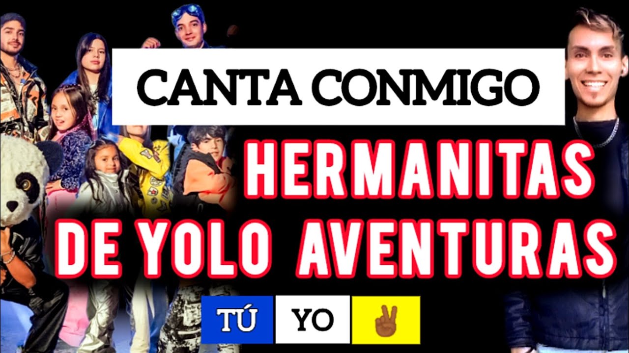 ROAST YOURSELF CHALLENGE - HERMANITAS DE YOLO AVENTURAS (Karaoke Completo) / JULMER #cantaconmigo