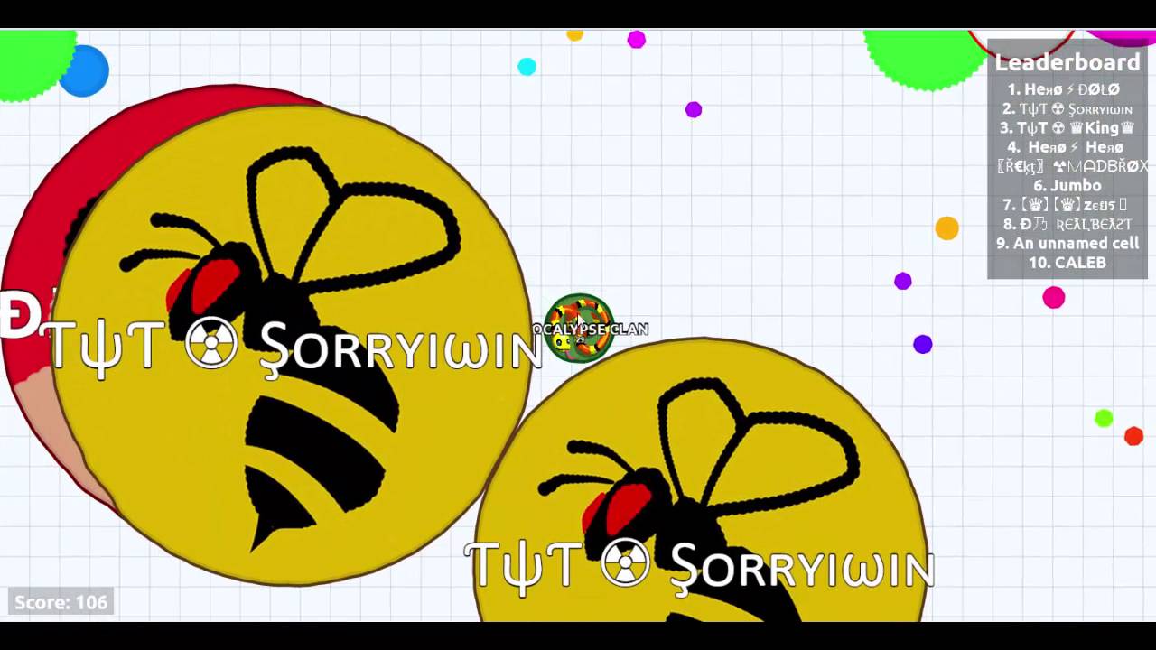 AGAR.IO/SCORE 3000/ TEAM TYT SORRYIWIN/ PARTY.