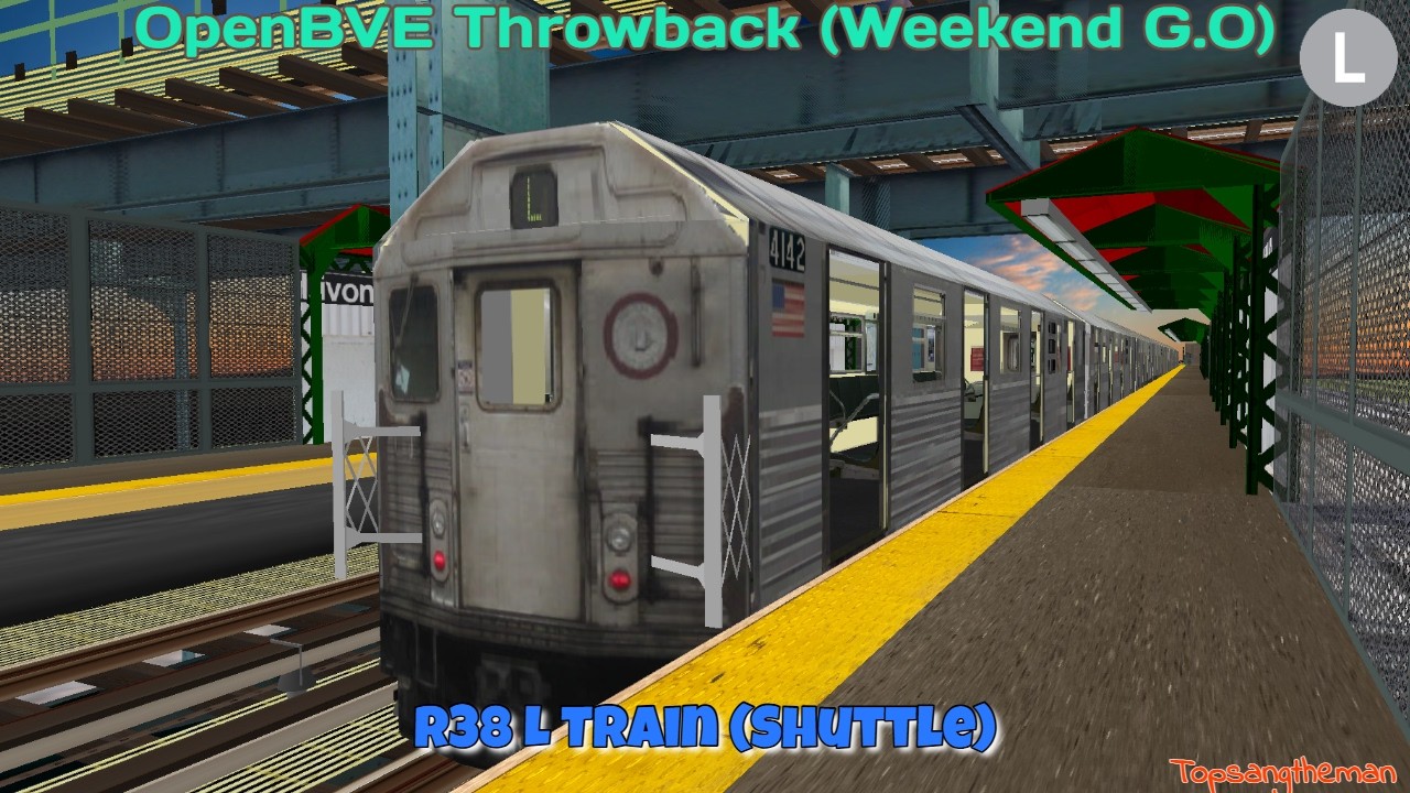 OpenBVE Throwback (Weekend G.O) - R38 L Train (Shuttle)