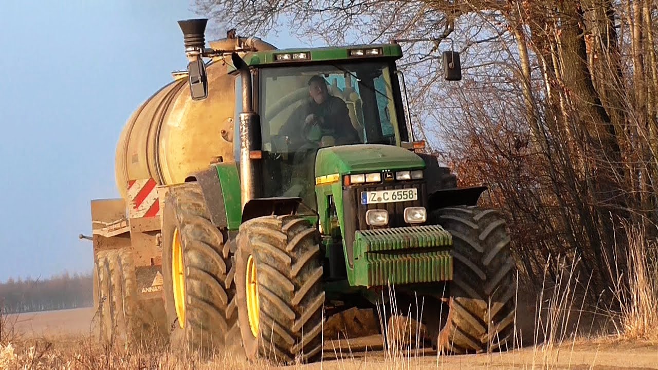 Vom 8300 bis zum 8335R | Gülle fahren mit 5 JOHN DEERE  | ANNABURGER Güllefässer