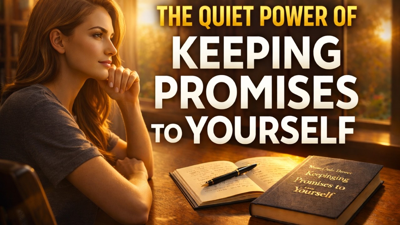 The Quiet Power of Keeping Promises to Yourself | Build Self-Trust & Discipline #audio