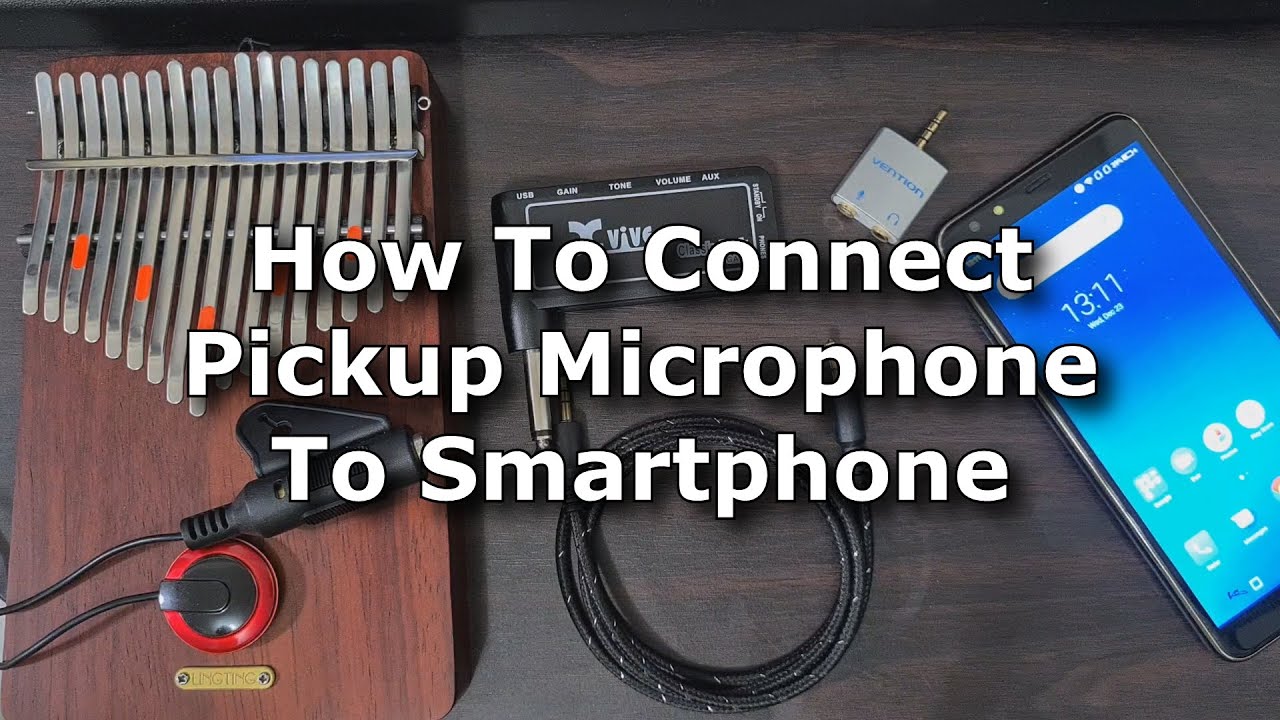 How To Connect Kalimba Pickup To Phone | Kalimba Audio Tutorial | Oliver Padolina