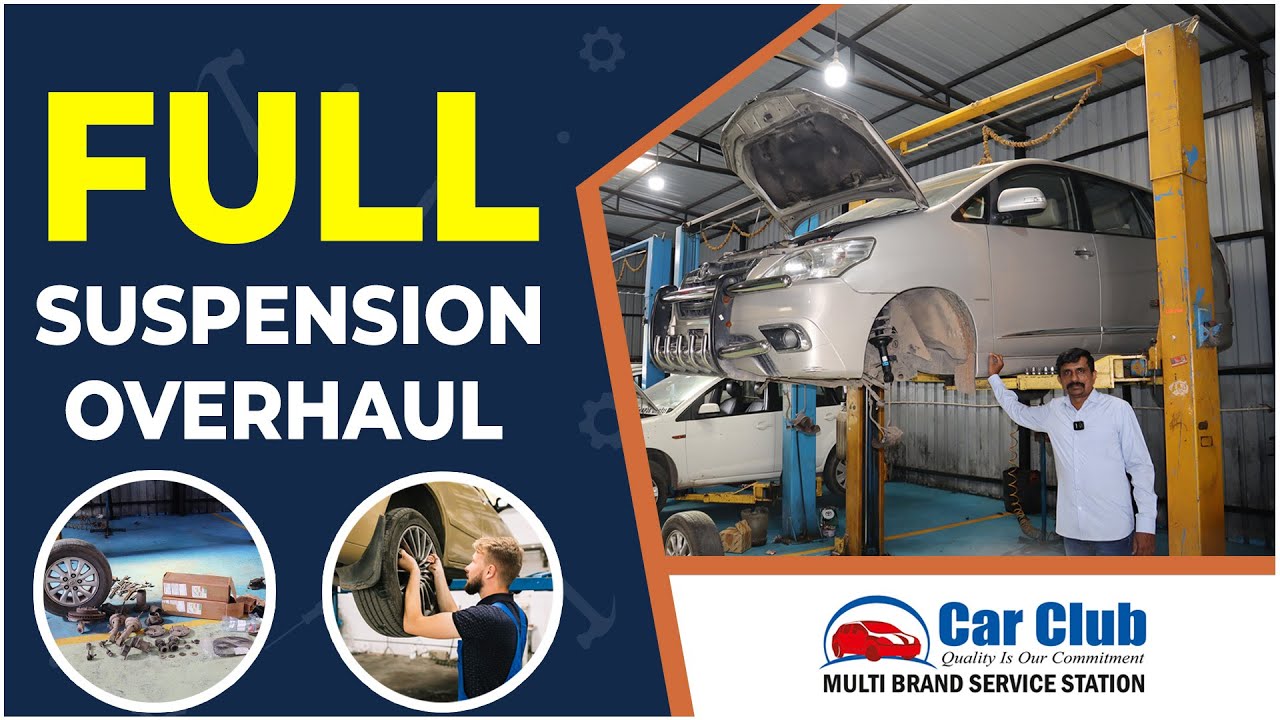 Suspension Overhaul | Car Service | Car Club Group | Hyderabad | Car Suspension Repairing | 
