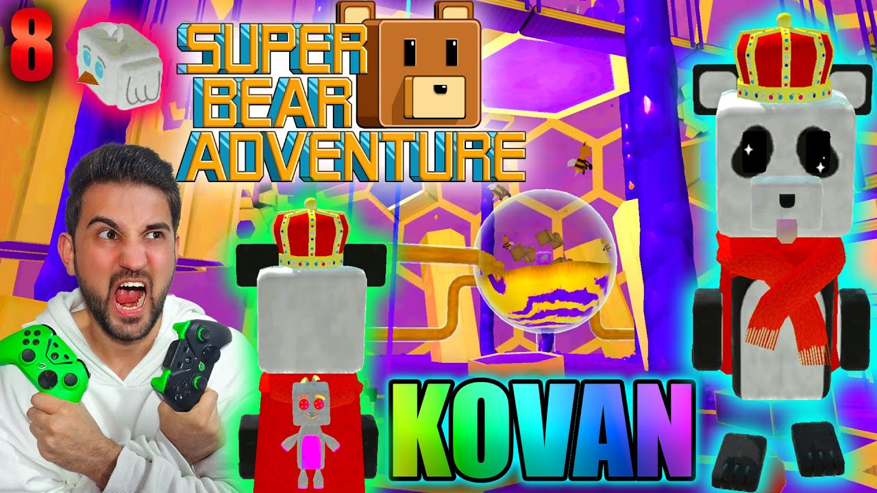 BÜTÜN DÜNYAYI KURTARDIM! — Super Bear Adventure Mobile Gameplay Bölüm 8: Kovan Walkthrough