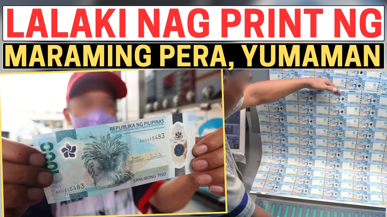 LALAKI NAG PRINT NG MARAMING PERA YUMAMAN | DJ ZSAN TAGALOG FACTS AT MYSTERIES
