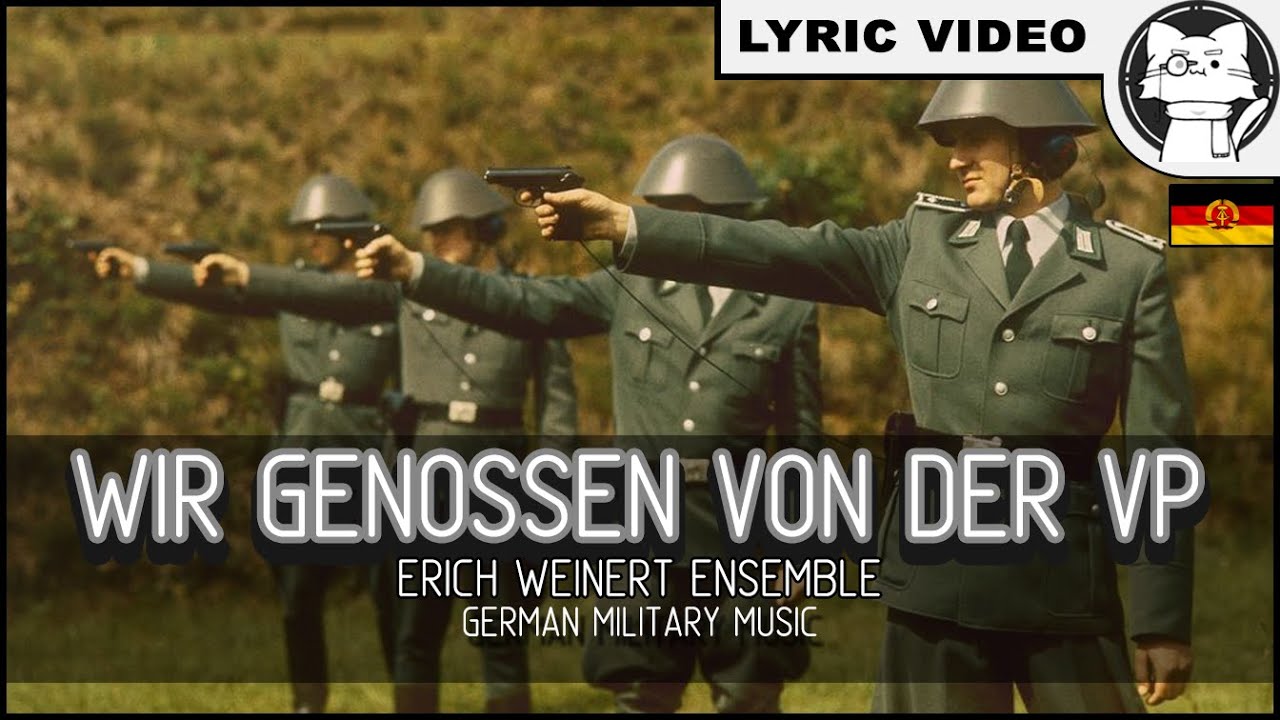 Wir, die Genossen der VP  [⭐ LYRICS GER/ENG] [German Military Music] [GDR]